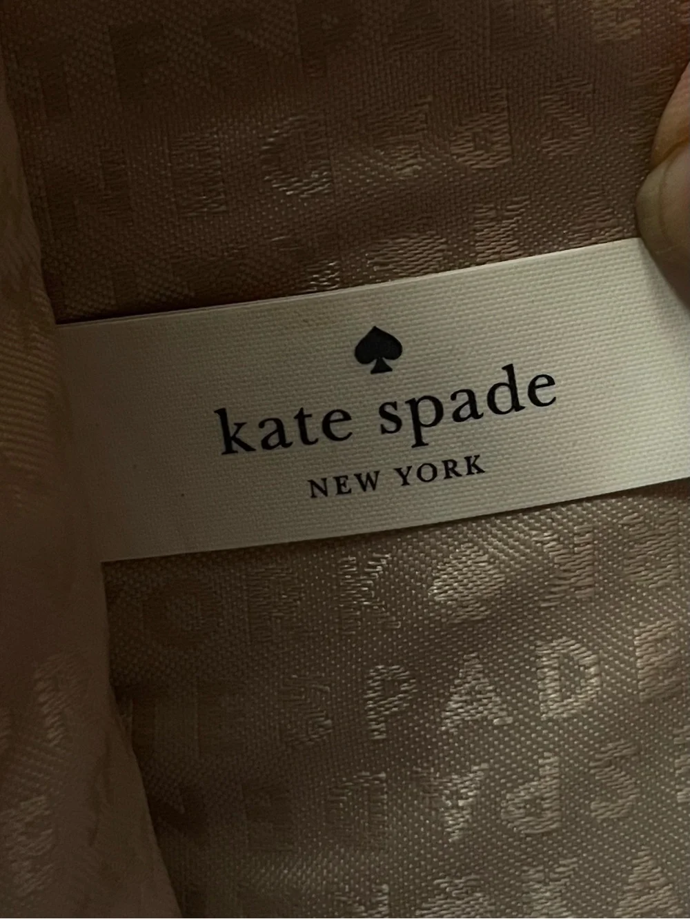 kate spade New York Vintage Gray Lasercut Leather Shoulder Bag